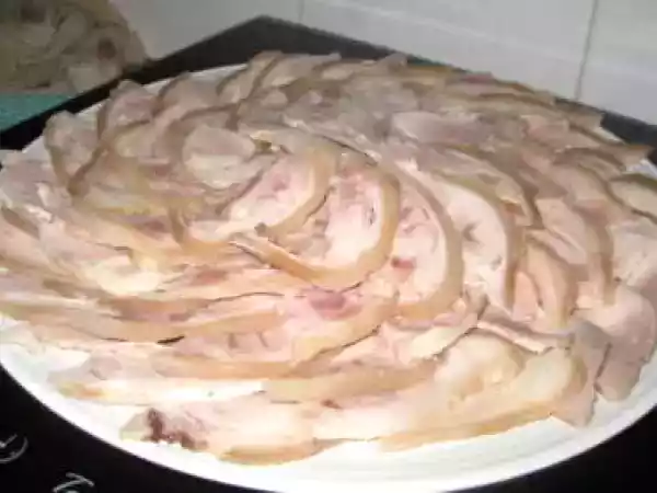 Recipe Drunken cold pork trotter
