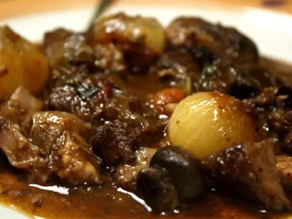 Recipe Pork bourguignon - with apologies to julia child