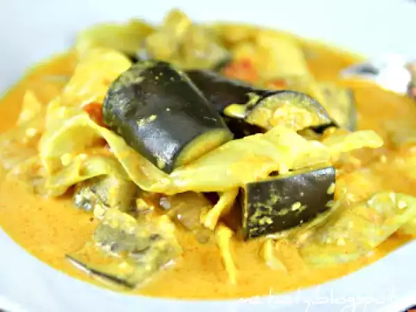 Recipe Vegetables curry/sayur lemak