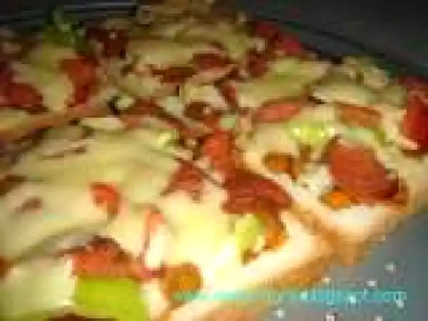 Recipe Easy Sliced Bread Pizza