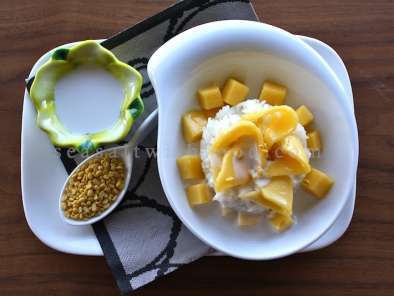 Recipe Sticky rice with mango-khao neaw mamuang