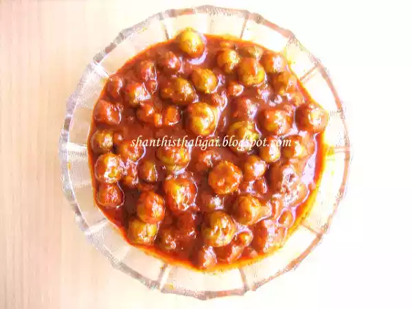 Recipe Kalaakaai pickle (kiwi berry pickle)