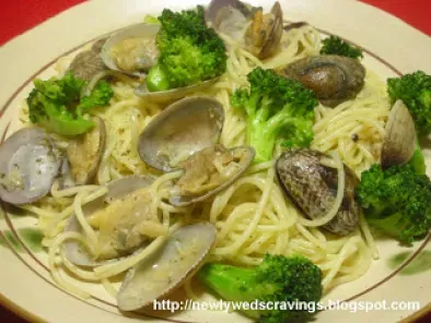 Recipe Japanese asari pasta = clam pasta