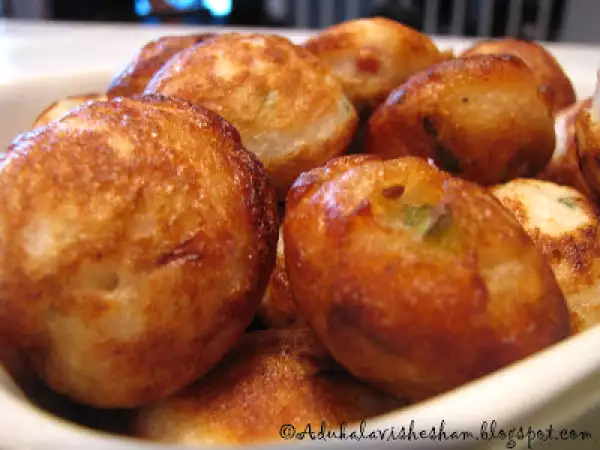 Recipe Karappam / masala paniyaram