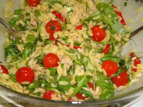Recipe The cookbook challenge week 19 - rice - risoni salad - 1 - $ - (v)