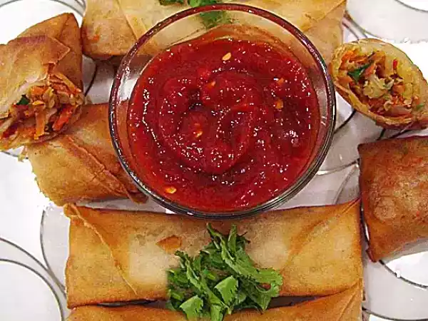 Recipe Indo-chinese vegetable spring-rolls for spring & a blog vacation!!
