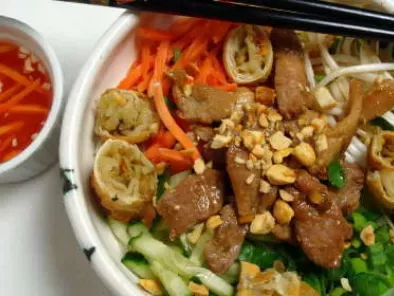 Recipe Vietnamese bun cha gio