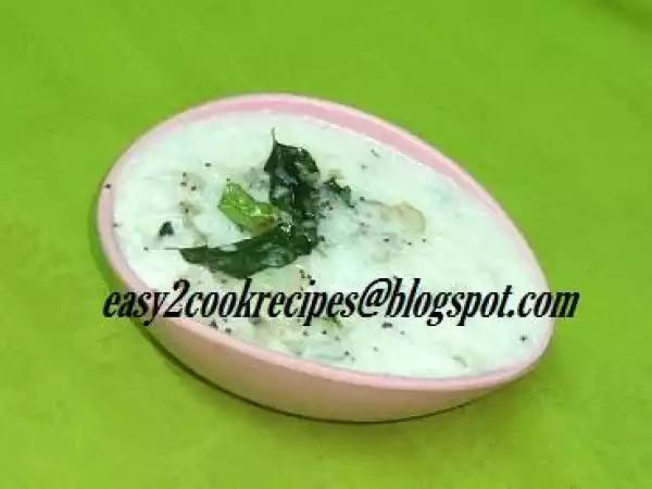 Recipe Coconut milk porridge / tengai paal kanji