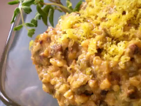 Recipe Vegan red lentil and pistachio spread