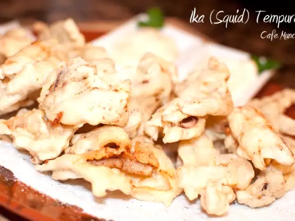 Recipe Ika tempura