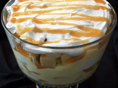 Recipe Recipe: caramel banana trifle