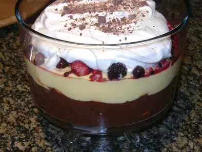 Recipe Sugar free pudding & fruit trifle