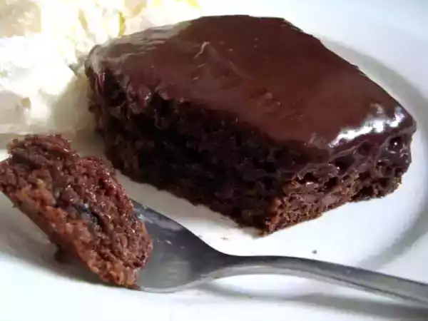 Recipe Milk chocolate brownies with milk chocolate ganache