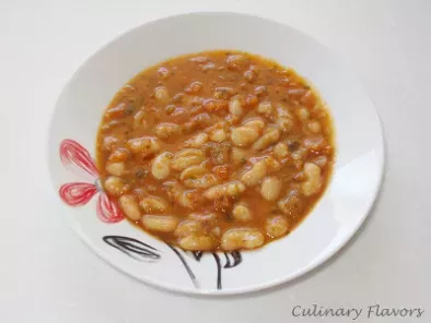 Recipe White kidney beans soup (fasolada)