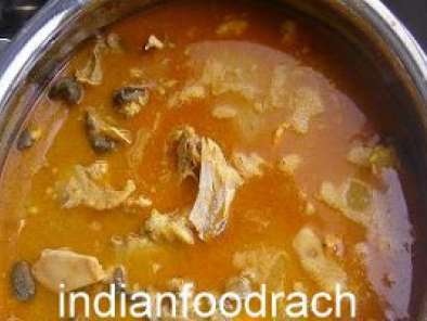 Recipe Goat's head curry( thale mamsa saaru/thale kari)