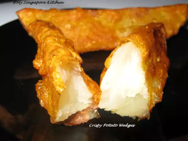 Recipe Crispy and spicy potato wedges