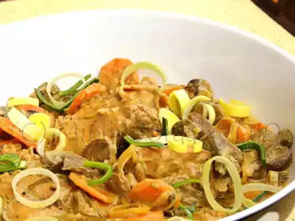 Recipe Chicken casserole with mustard and mustard seeds