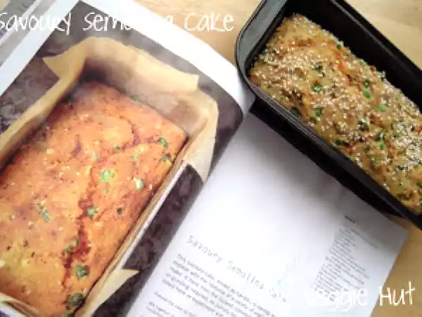 Recipe Savoury semolina cake