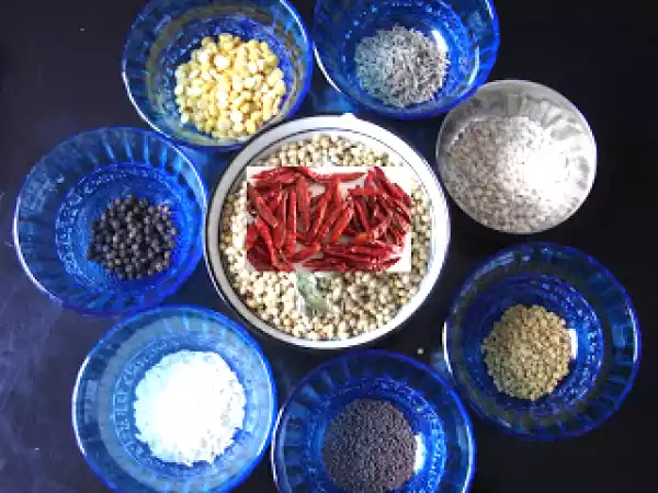 Recipe Chilli powder / kara podi / kari pudi