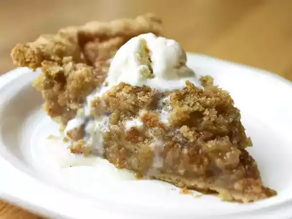 Recipe Apple crumble pie