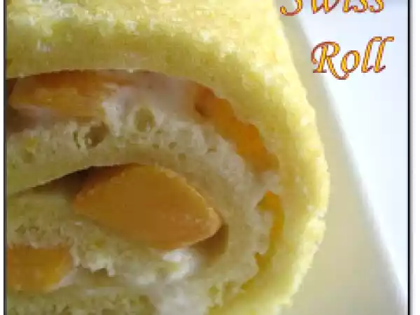 Recipe Mango swiss roll