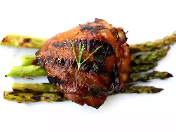 Recipe Lemon, rosemary and balsamic grilled chicken thighs