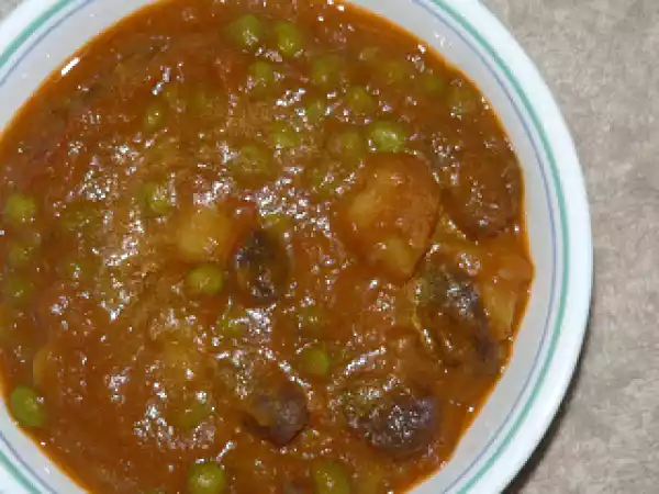 Recipe Aloo mutter masala