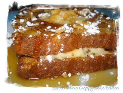 Recipe Cinnamon toast crunch french toast with vanilla cream cinnamon crunch filling