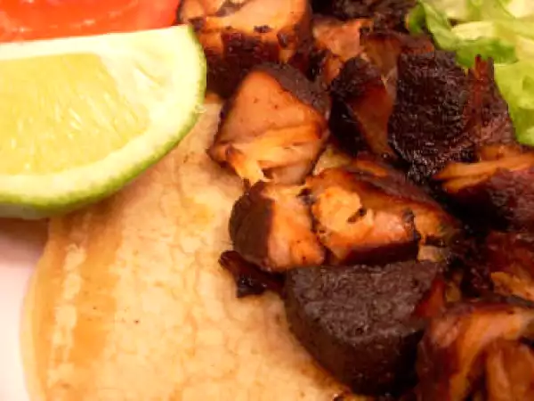 Recipe Beer and lime braised carnitas and spiked guacamole