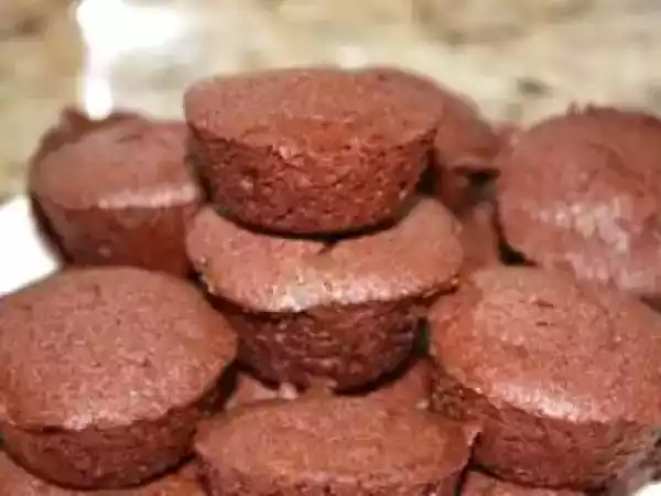 Recipe Chocolate mochi mini cupcakes
