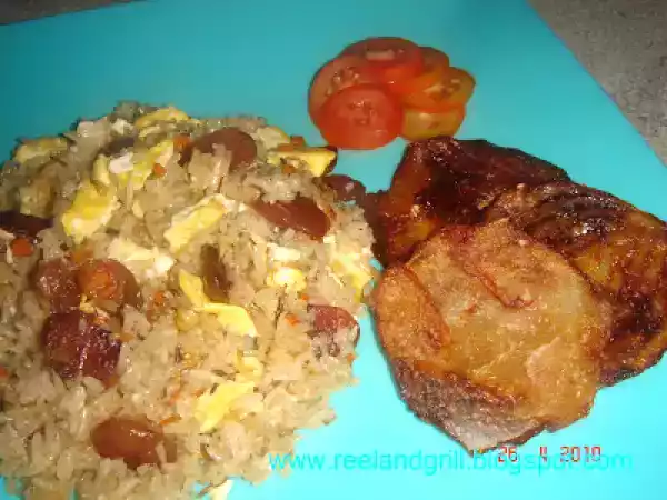 Recipe Chinese fried rice or yang chow fried rice