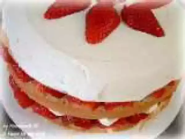 Recipe Beautiful, Creamy Strawberry Cream Cake, from America's Test Kitchen/Cook's Illustrated