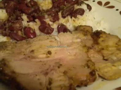 Recipe Pernil, a puerto rican style roast pork shoulder