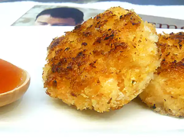 Recipe Gourmet food for a fiver (spicy prawn cakes)
