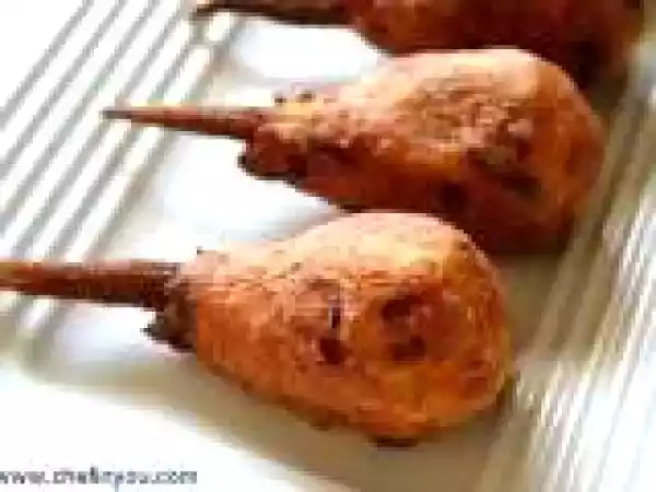 Recipe Paneer Lollipop (?Chicken? drumstick)