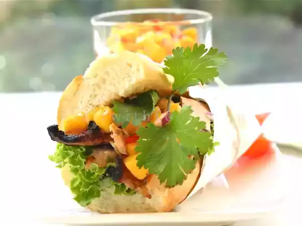 Recipe Grilled spicy chicken sandwich