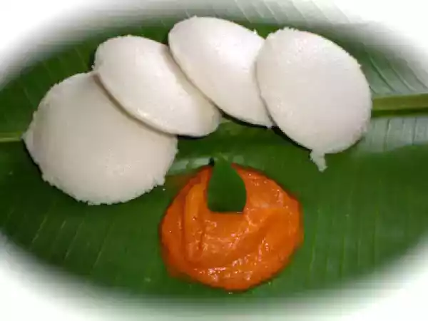 Recipe Idli & tomato chutney