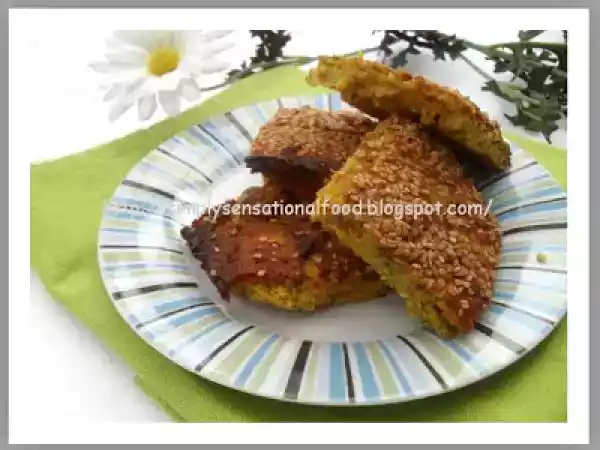 Recipe Gujarati ondhwo.(savory lentil cake)