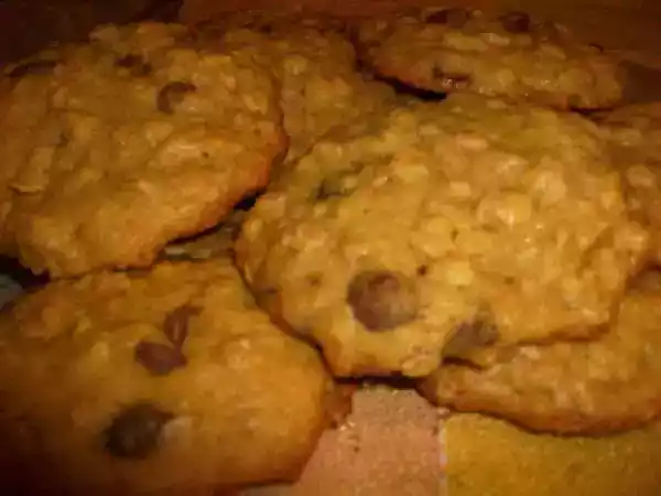 Recipe Banana oatmeal & chocolate chip cookies