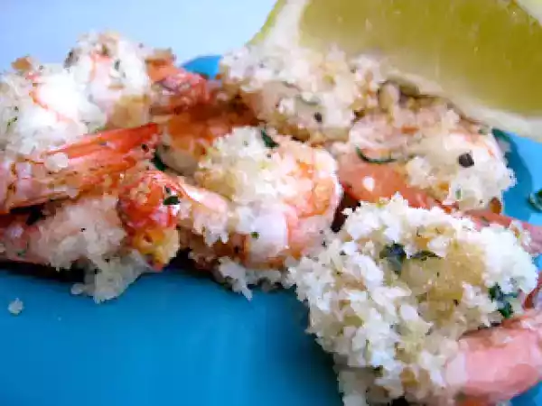 Recipe Roasted shrimp with garlic and lemon