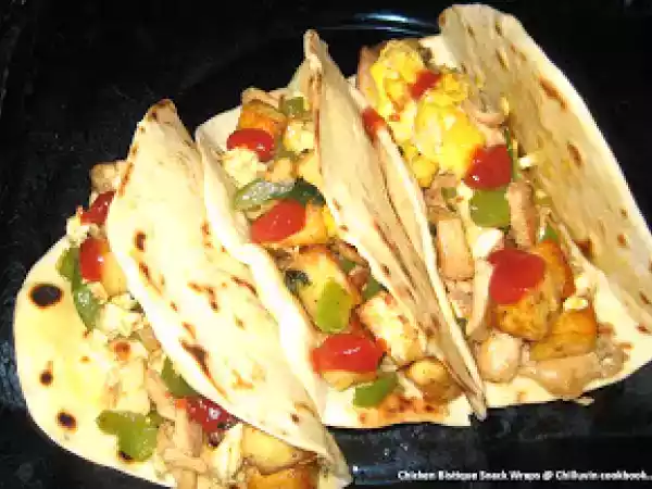 Recipe Chicken - paneer bistique snack wraps