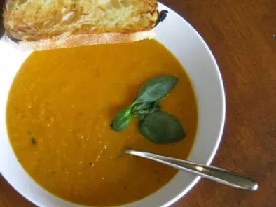 Recipe Roasted vegetable soup