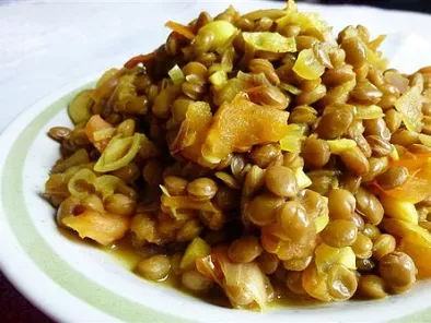 Recipe Dried or canned lentils. easy lentil recipe and eat a variety for the variety
