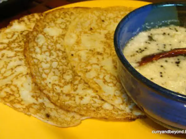 Recipe How to use leftover rice - instant dosa/rice pancake