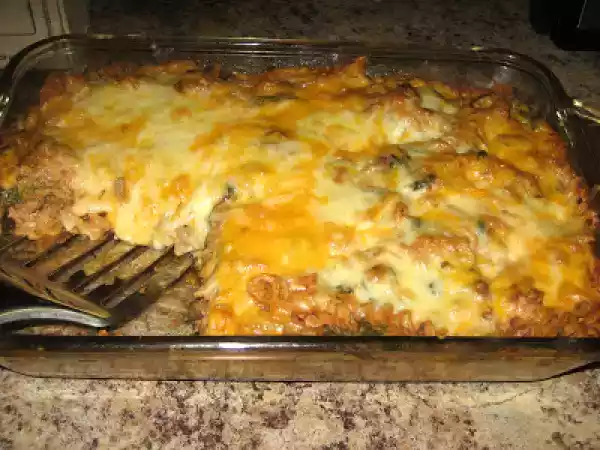 Recipe Beef n spinach casserole