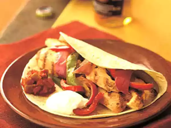 Recipe Pampered chef microwave chicken fajitas