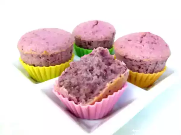 Recipe Purple sweet potato cupcakes