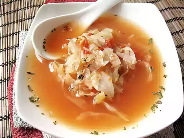 Recipe Cabbage and tomato soup or cabbage stir-fry