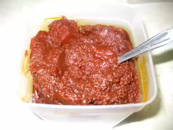 Recipe Sun dried tomato pickle / endu tomato pachadi