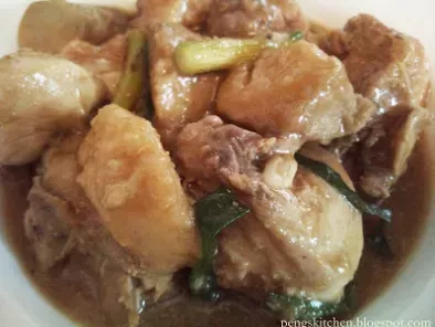 Recipe Braised chicken with yam